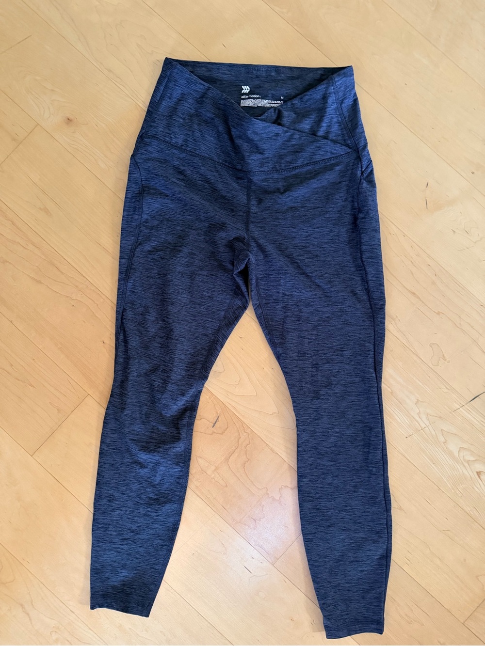 all in motion Dark Navy Women’s Crossover Waist Leggings